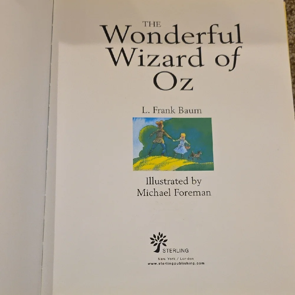 The Wonderful Wizard of Oz Centenary Edition Hardvover And Illustrated Book